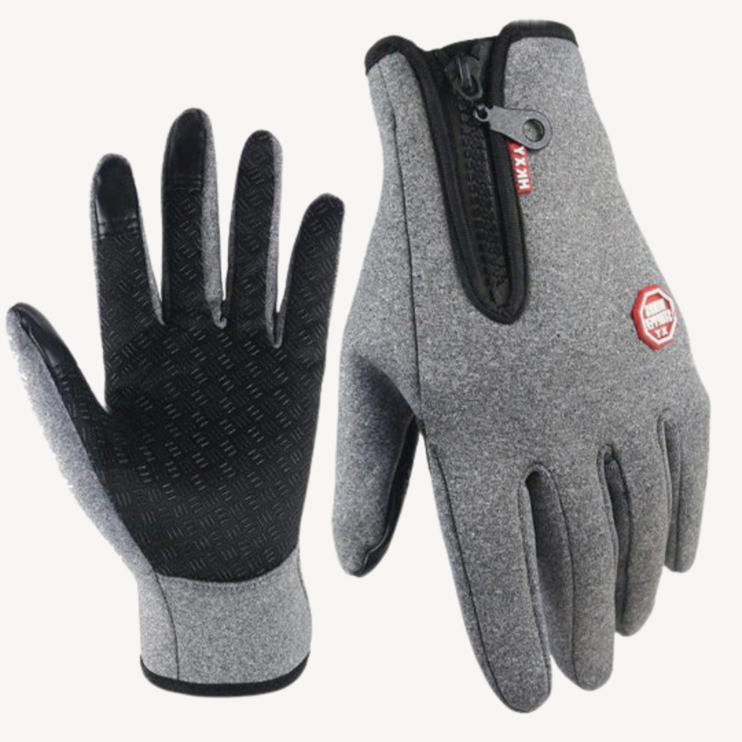 Insulated Work Gloves with Zip Closure