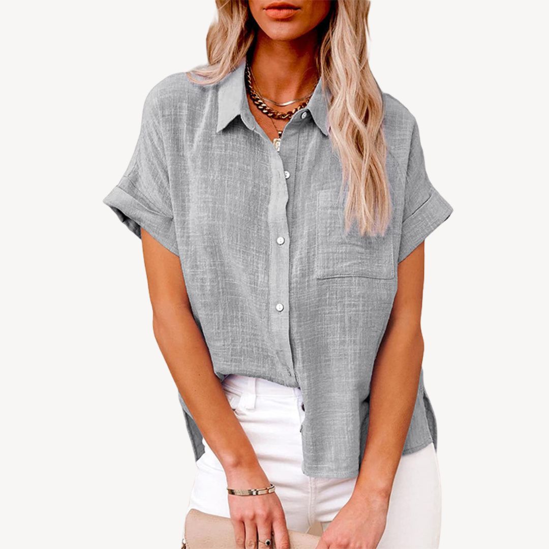 Casual Summer Linen Top