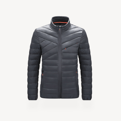 Warm Puffer Coat for Men with High Collar - OutfitLondon