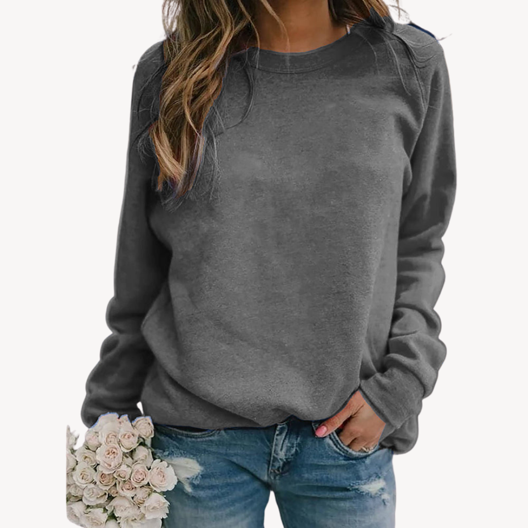 Comfortable Ladies Soft Pullover Sweatshirt