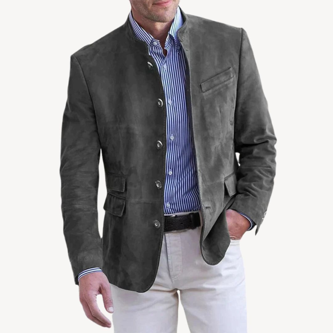 Luxury Velvet Mens Blazer Coat