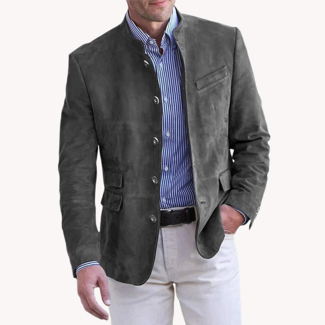 Relaxed Fit Men's Smart Blazer Jacket