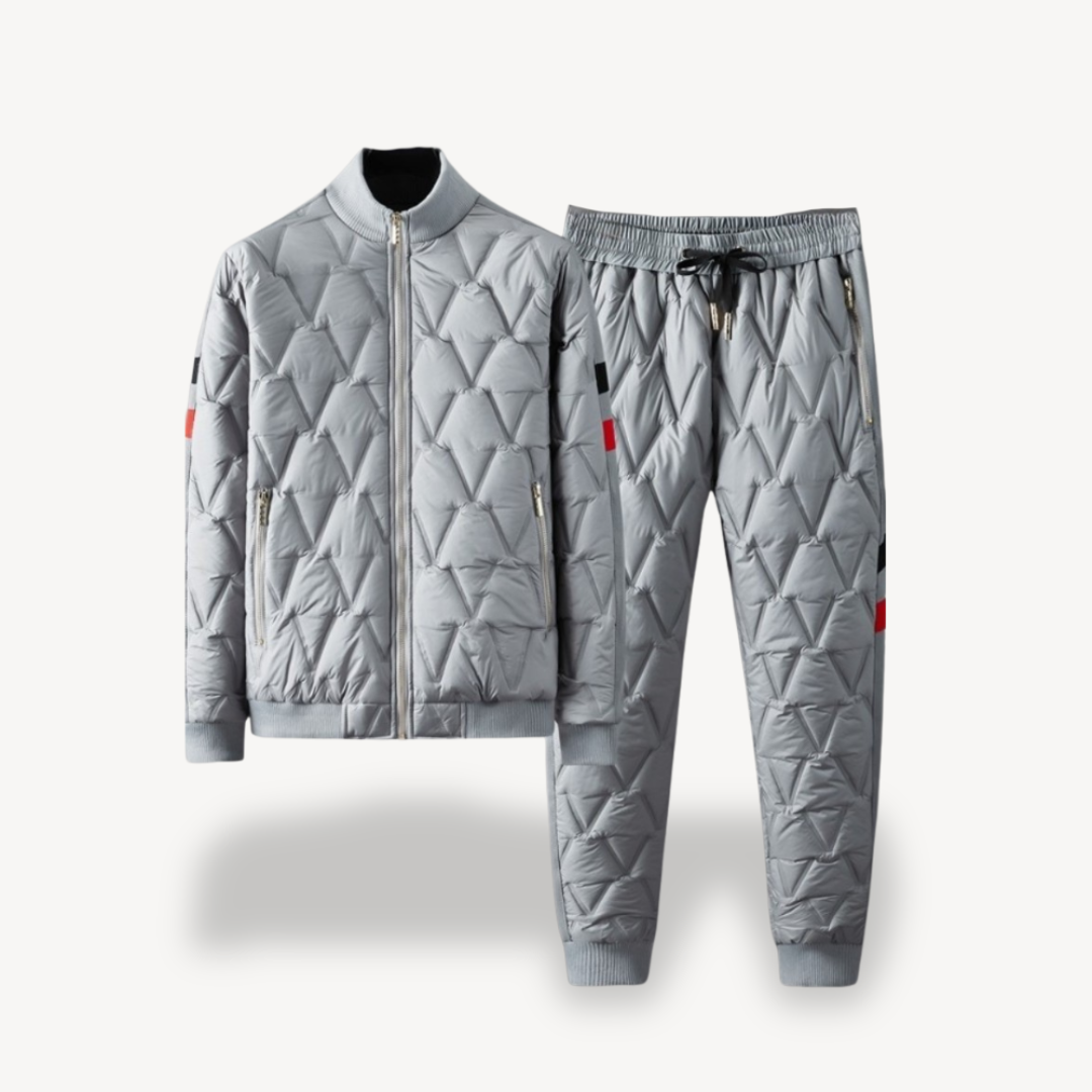 Warm Insulated Mens Jacket Pant Set - OutfitLondon