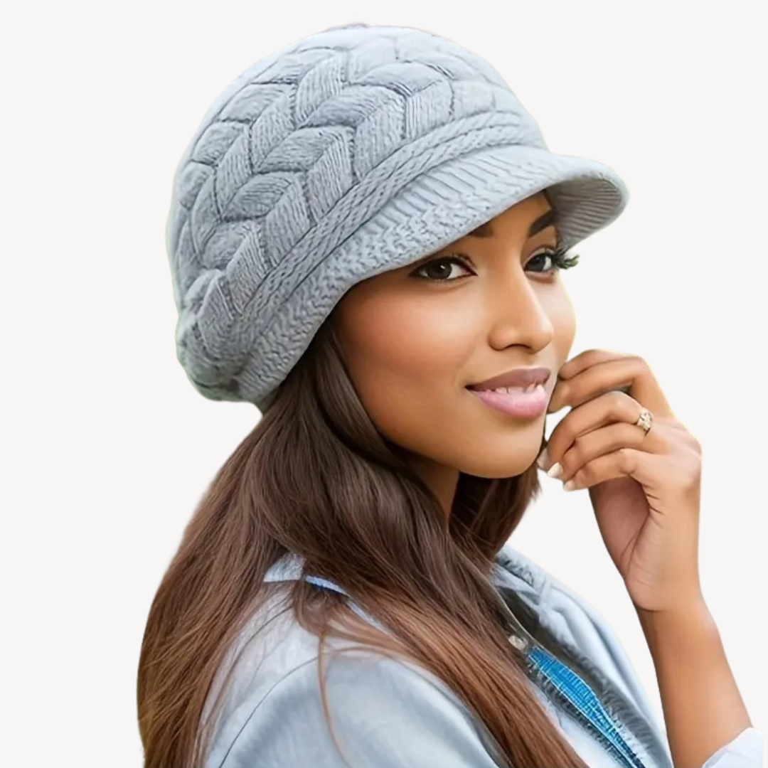 Warm Cable Winter Hat for Ladies