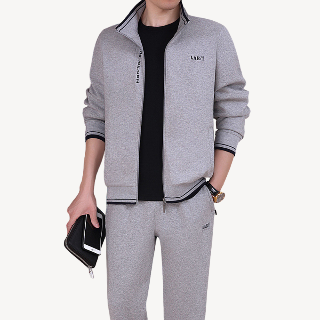 Men's Athletic Zip Up Suit