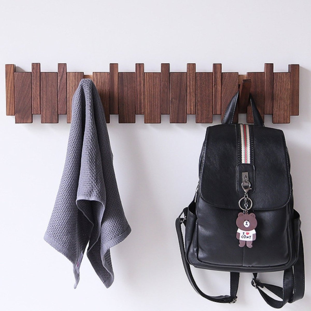 Traditional Wood Hall Coat Hook - OutfitLondon