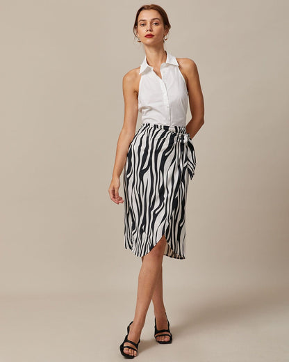 Harper | Sleeveless Collared Cotton Shirt Holiday Clothes