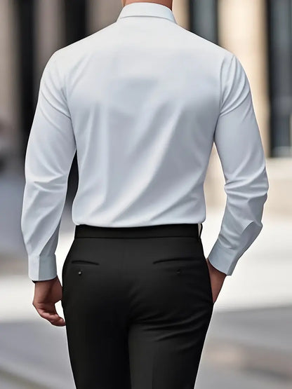 Harris | Slim Fit Long Sleeve Men's T-Shirt