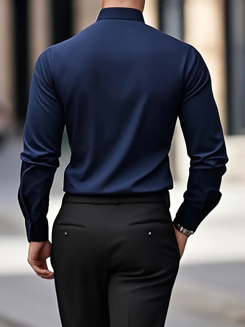 Harris | Slim Fit Long Sleeve Men's T-Shirt