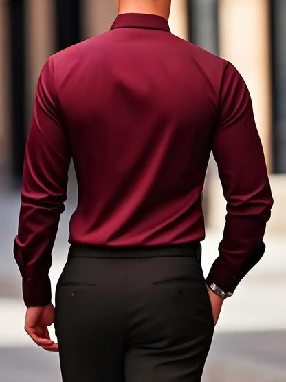 Harris | Slim Fit Long Sleeve Men's T-Shirt