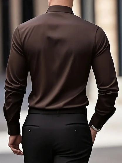 Harris | Slim Fit Long Sleeve Men's T-Shirt