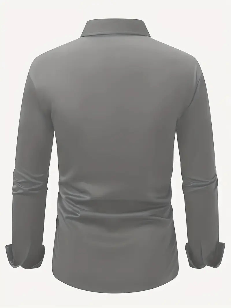 Harris | Slim Fit Long Sleeve Men's T-Shirt