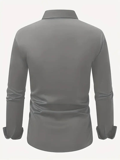 Harris | Slim Fit Long Sleeve Men's T-Shirt