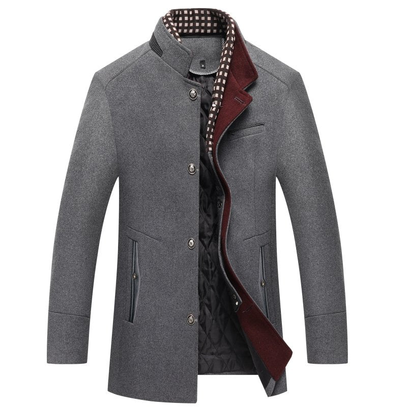 Traditional Mens Wool Overcoat