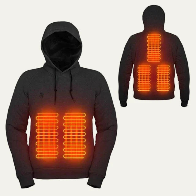 Warm Thermal Jacket with Heating Pads