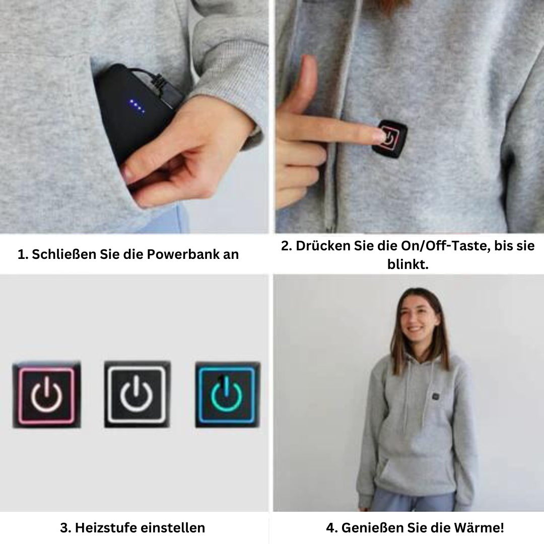 Warm Thermal Fleece Hoodie Jacket
