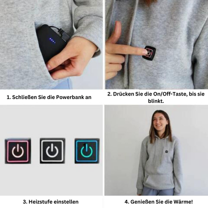 Warm Thermal Fleece Hoodie Jacket