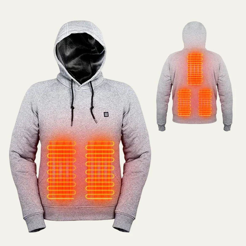 Warm Thermal Jacket with Heating Pads
