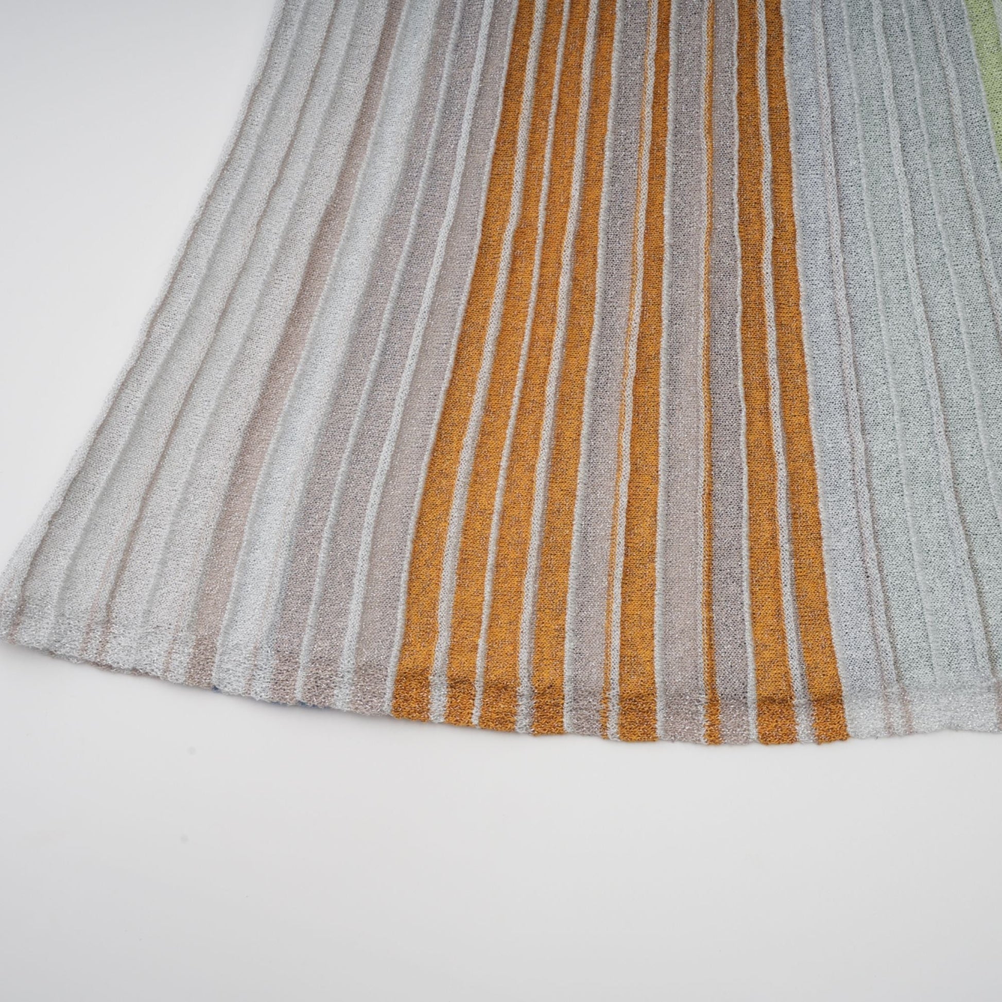 Helene | Sleeveless Halterneck Striped Maxi Dress