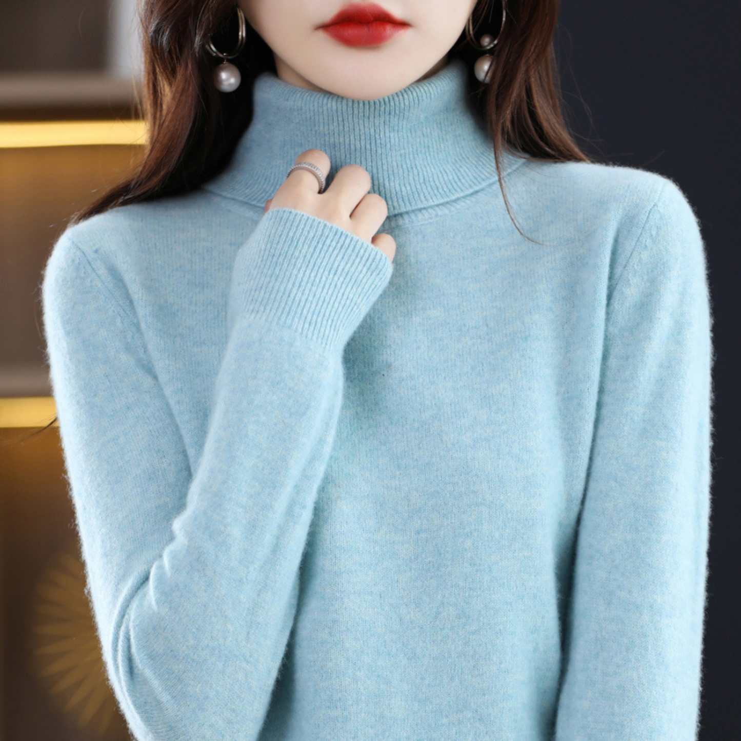 Soft Premium Women's Turtleneck Sweater