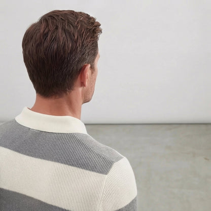 Men's Trendy Knitted Cotton Polo Shirt