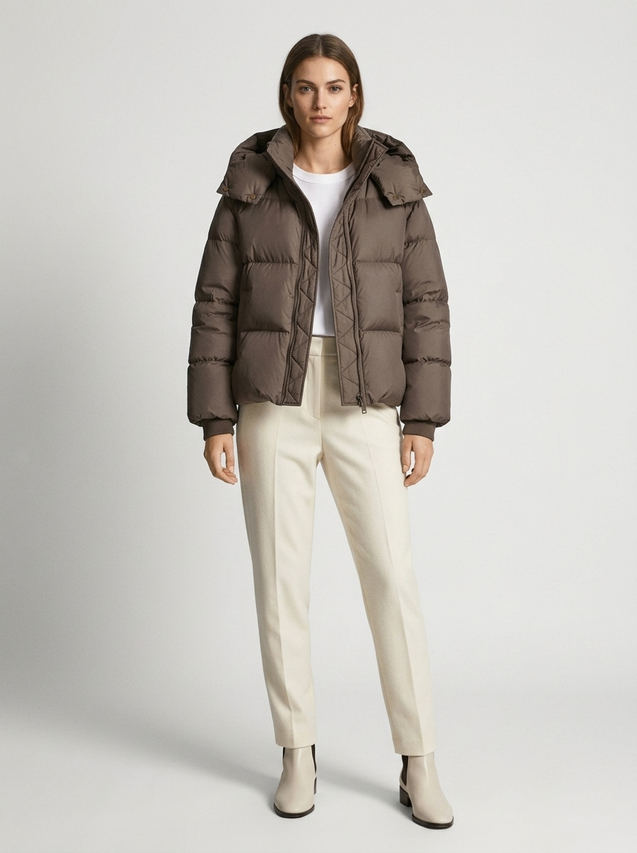 Women's Oversized Hooded Puffer Jacket