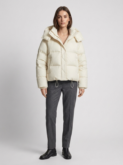 Women's Casual Oversized Hooded Puffer Jacket