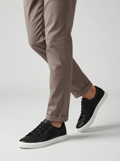 Men's Casual Canvas Lace-Up Sneakers