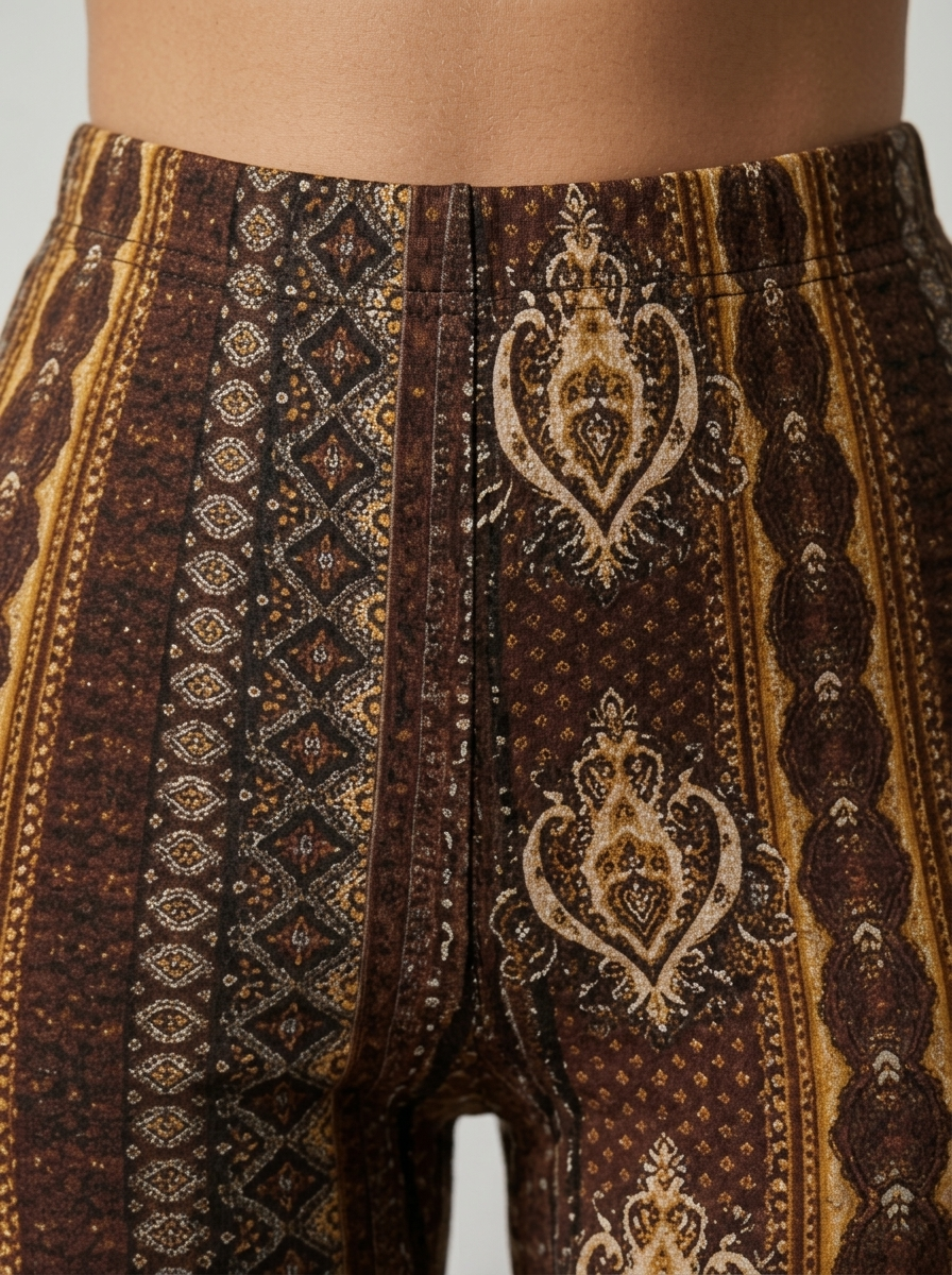 Women's Casual Printed Slim Fit Trousers