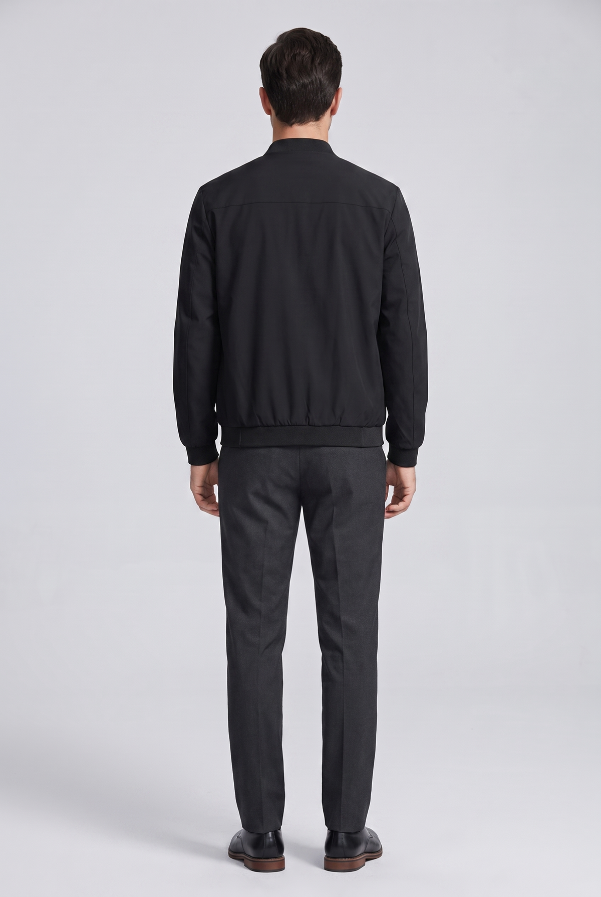 Men's Slim Fit Stand Collar Cotton Jacket