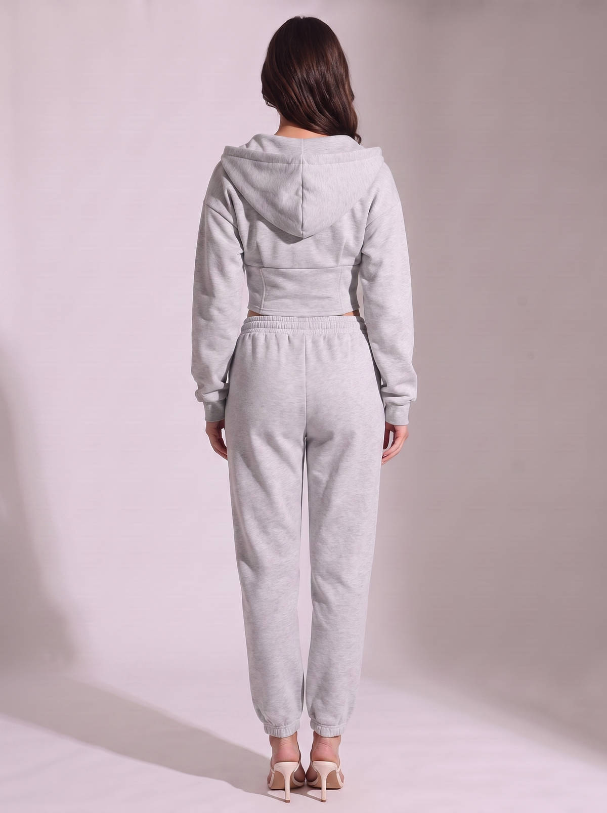 Women's Casual Slim-Fit Cotton Zipper Hoodie Cardigan