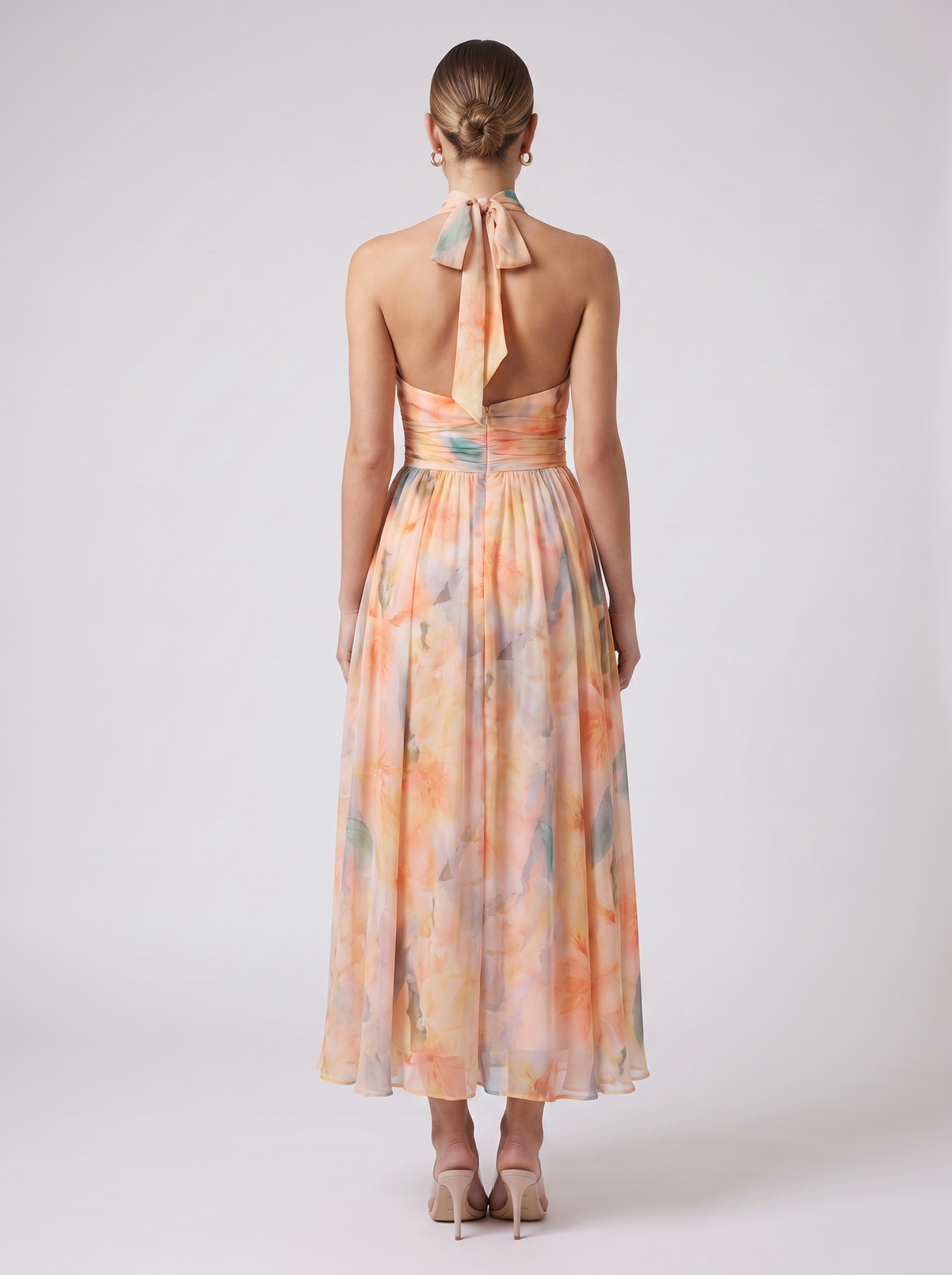 Women's Elegant Sleeveless Backless Maxi Dress