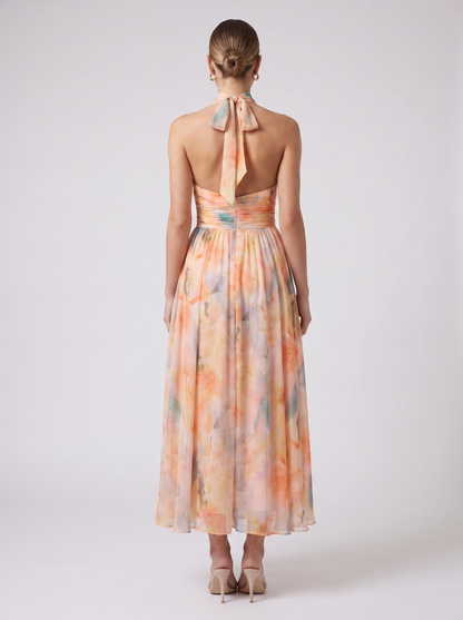 Women's Elegant Sleeveless Backless Maxi Dress