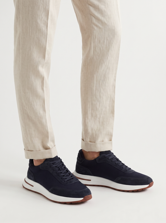 Men's Casual Lightweight Suede Trainers