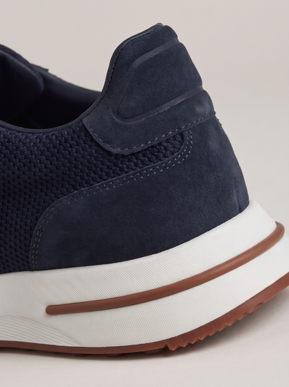 Men's Casual Lightweight Suede Trainers