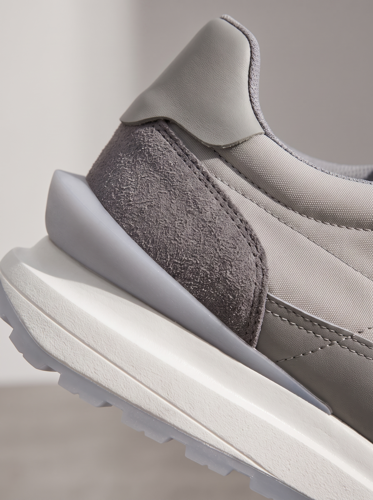 Men's Retro Leather Platform Sneakers
