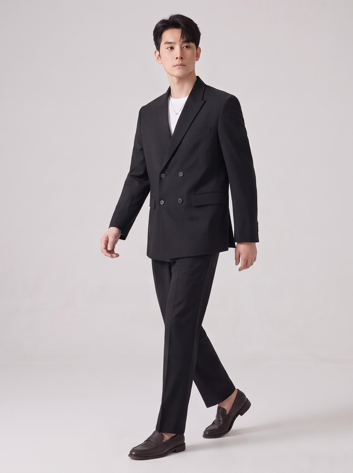 Men's Casual Lightweight Linen Loose Fit Summer Suit Set