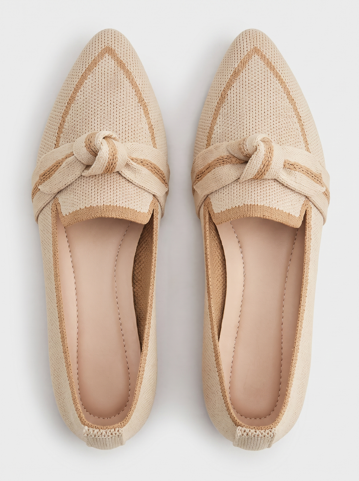 Women's Chic Leather Ballet Flats with Button Details