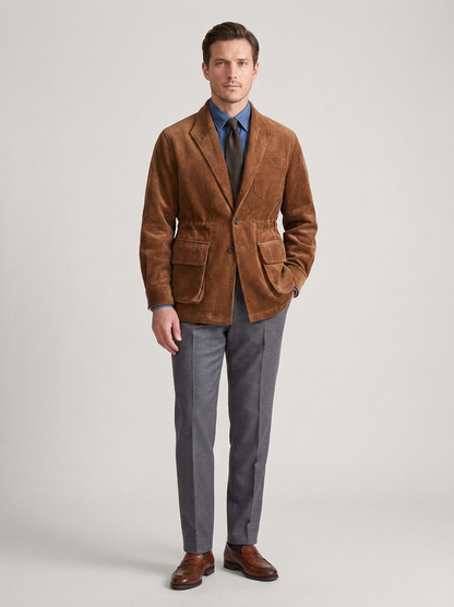 Men's Casual Corduroy Smart Jacket