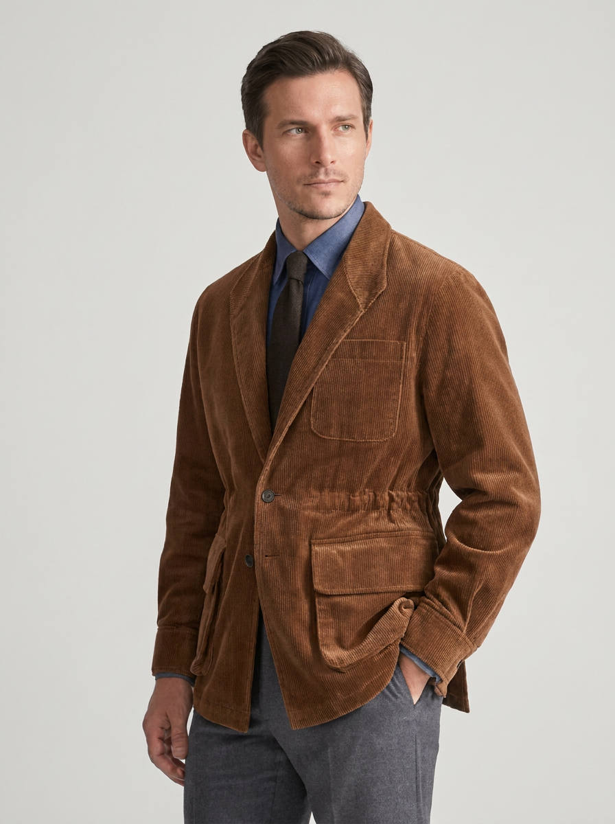 Men's Casual Corduroy Smart Jacket