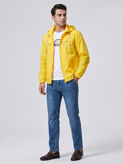 Men's Lightweight Nylon Windbreaker Jacket