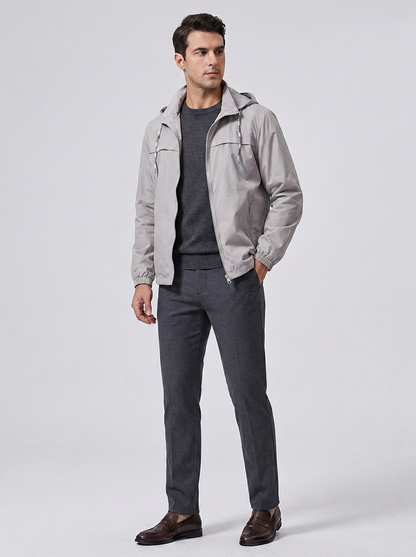 Men's Lightweight Nylon Windbreaker Jacket