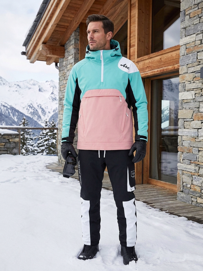 Men's Windproof Durable Ski Suit for Outdoor Sports