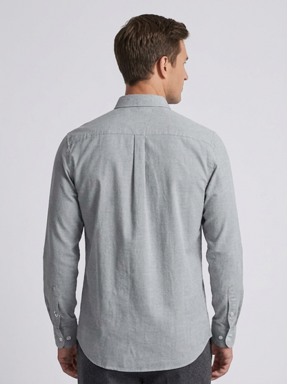 Men's Casual Cotton Button-Up Shirt