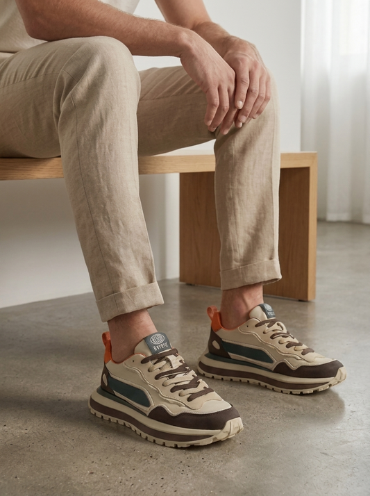 Men's Casual Lightweight Sports Trainers with Anti-Slip Sole