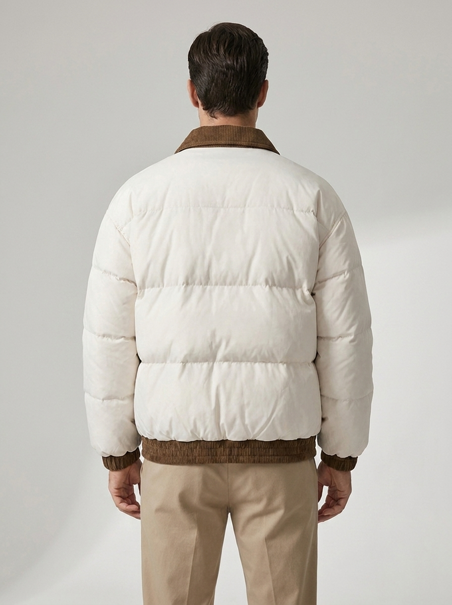Men's Casual Quilted Puffer Winter Coat