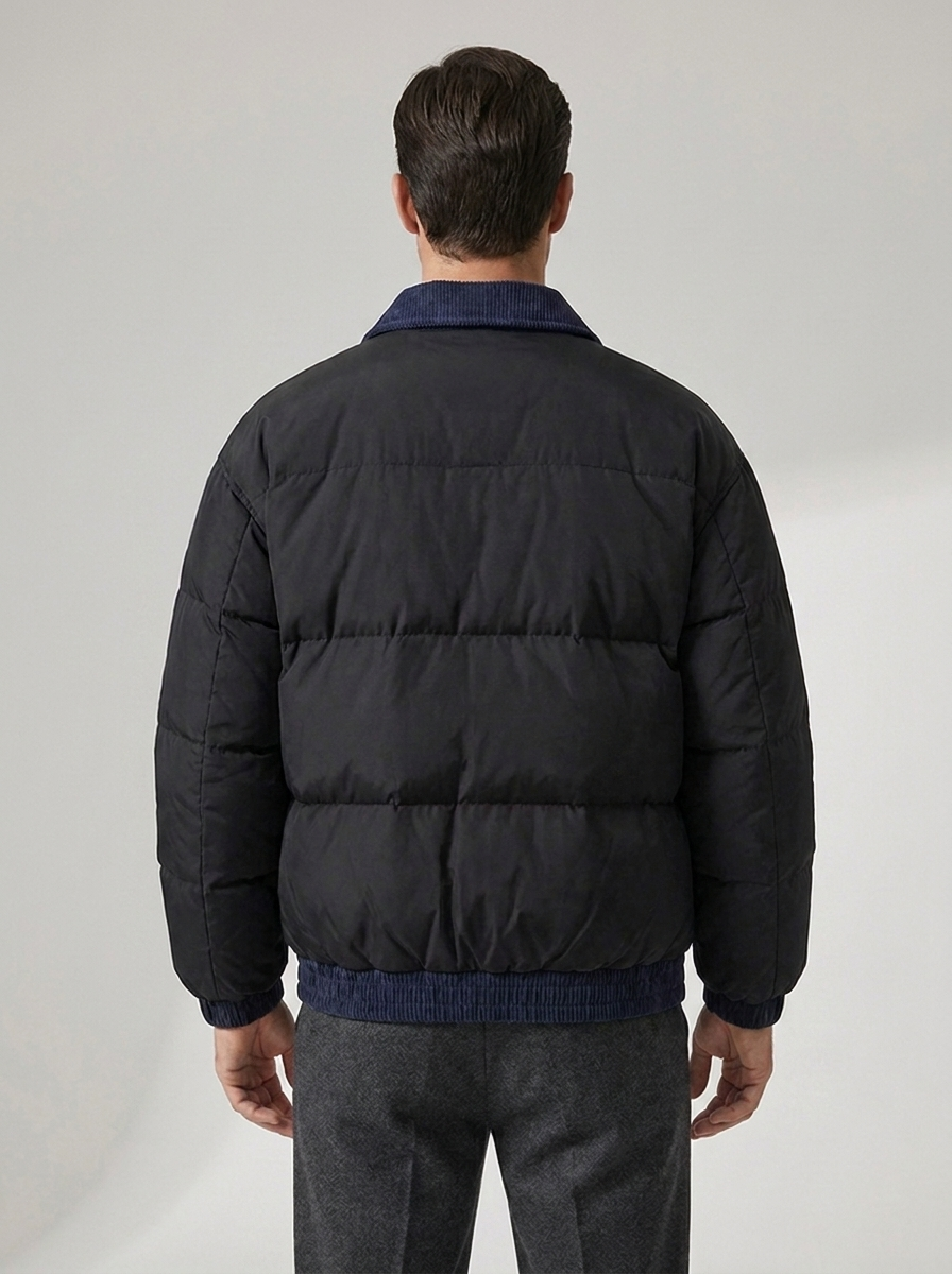 Men's Casual Quilted Puffer Winter Coat