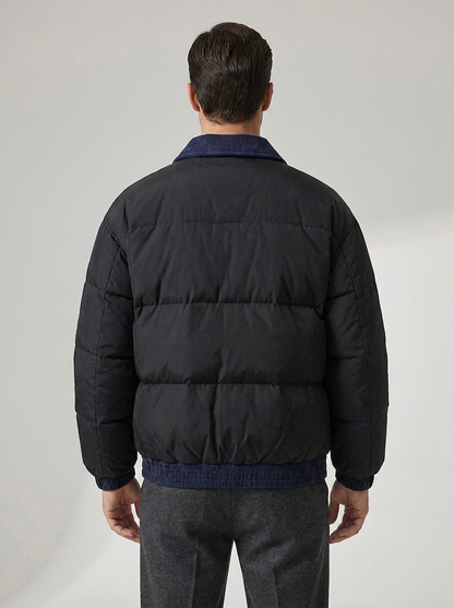 Men's Casual Quilted Puffer Winter Coat