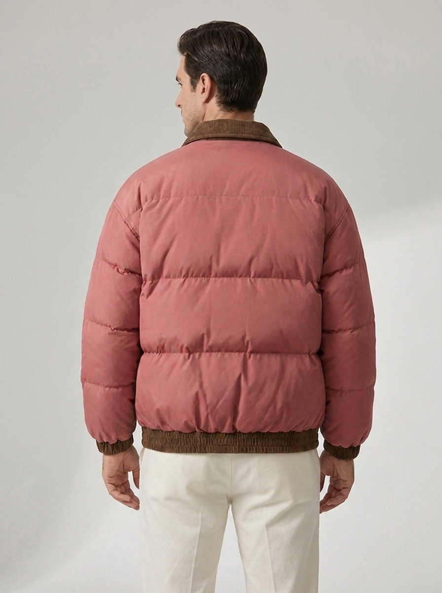 Men's Casual Quilted Puffer Winter Coat