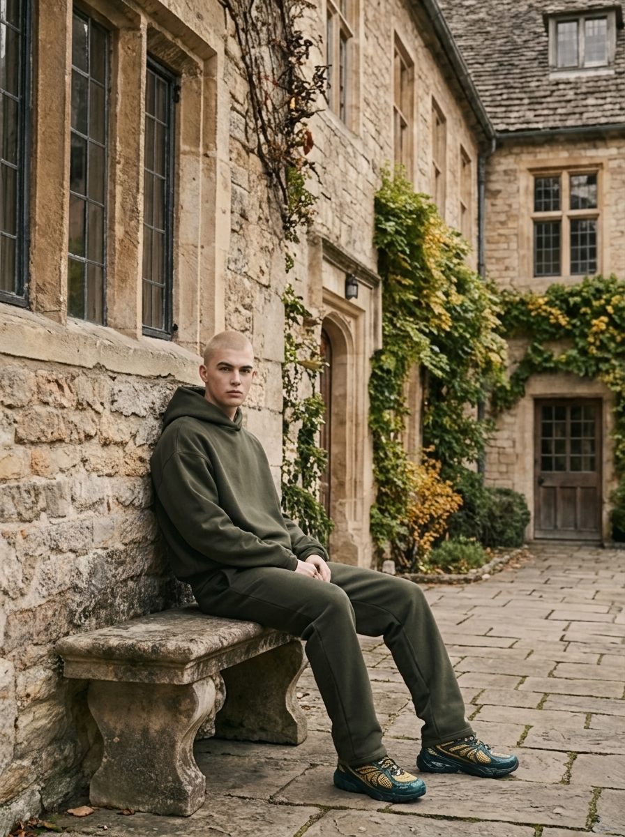 Men's Stylish Cotton Blend Casual Tracksuit